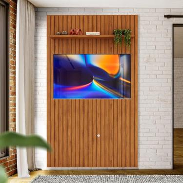 Imagem de Painel De Parede Para Tv Até 60 Polegadas Freijó Idris Shop Jm