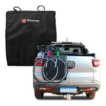 Imagem de Transbike Suporte Fiat Toro Caminhonete Protetor 2 Bike Truckpad - Roc