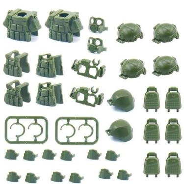 Imagem de SWAT Soldado Equipamento Militar Arma Colete Mini Figuras De Ação Aces