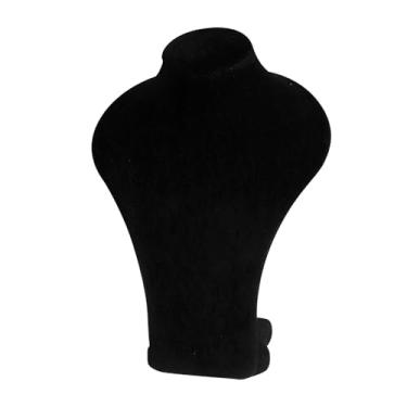 Imagem de LCSVCCXA Suporte de Exibição de Colar, Organizador de Manequim de Colar, Decoração de Casa, Suporte de Exibição de Joias Elegante para Loja, Quarto, Preto