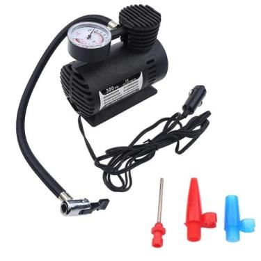 Imagem de Compressor De Ar Elétrico Para Carro 12V 300psi Mini Bomba Infladora D