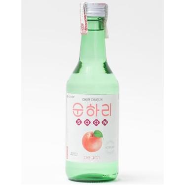 Imagem de Soju Bebida Alcoólica Coreana Sabor Pêssego 360ml