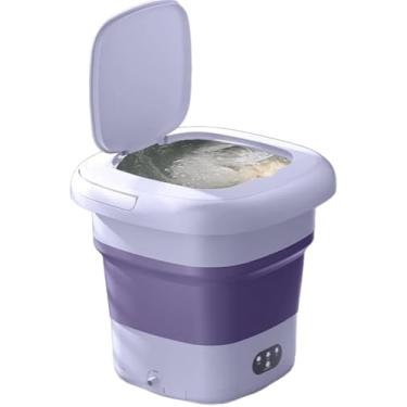 Imagem de Máquina de lavar portátil, mini lavadora de alta capacidade de 11L com 3 modos de limpeza profunda lavagem semi-automática, dobrável, Suavidade para roupas Delicadas. CORES SORTIDAS