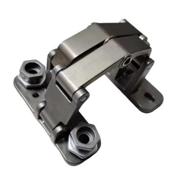 Imagem de IEUDNS Dobradiças de porta ocultas para serviços pesados ​​Dobradiças de portão de cerca Equipamento fácil de instalar Versátil 180 graus para portas