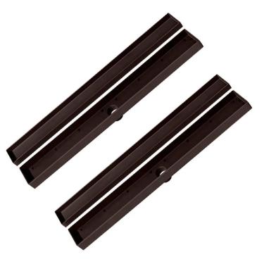 Imagem de Kit 2 Ralo Oculto Linear Embutir 5x50 P/ Porcelanato Marrom