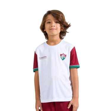 Imagem de Camiseta M/C Fluminense Mistura 00300727801 - Branco/Bordo 12A