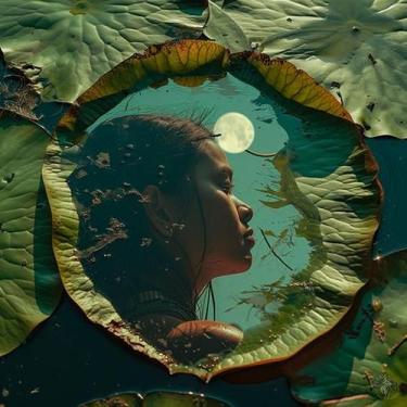 Imagem de Vitória-Régia - Filha da Lua e das Águas - Amazart, 100x100