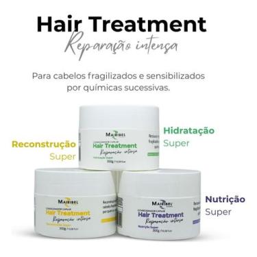 Imagem de Cronograma Capilar Hair Treatment Mairibel 3x300g Recuperação de Danos