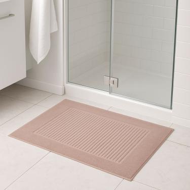 Imagem de Toalha Para Piso De Banheiro 100% Algodão Canelado 48x70cm - Buddemeyer - Terracota 1385