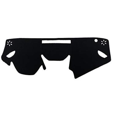 Imagem de AutofitPro Capa de painel de painel de ajuste personalizado preta para painel de controle protetor solar para Subaru Forester 2019 2020