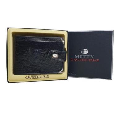 Imagem de Carteira Mitty Em Couro Preto - M0F