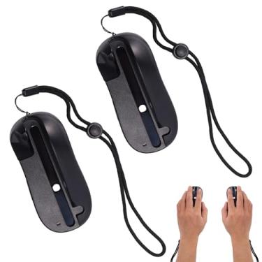 Imagem de 2un Pegas Rato Gaming para Joy-Con 2, Comando Ergonómico Portátil Rato Alças com Cordas Pulso para Switch 2 Acessórios