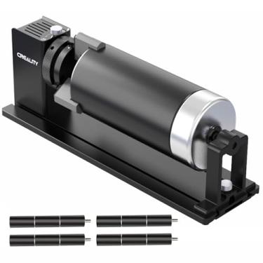 Imagem de Rolo rotativo a laser profissional com 12 peças de elevação, rolo rotativo a laser 3 em 1 multifuncional para gravador a laser, mandril de mandíbula rotativo para gravação de objetos cilíndricos, taça