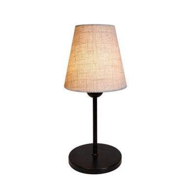 Imagem de Abajur Cabeceira Para Quarto Cone Vivare Md-2005 Cúpula em Tecido Cone - Bivolt