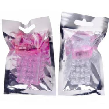 Imagem de Capa Peniana Vazada Em Silicone Com Vibro Capa para Pênis com Vibração para Prazer e Performance [ROXO] 1021