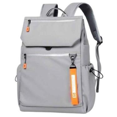 Imagem de Mochila de Nylon impermeável Masculina Escolar Trabalho Cor:-Unissex