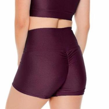 Imagem de Shorts Empina Bumbum United - Marrom - GG-Feminino