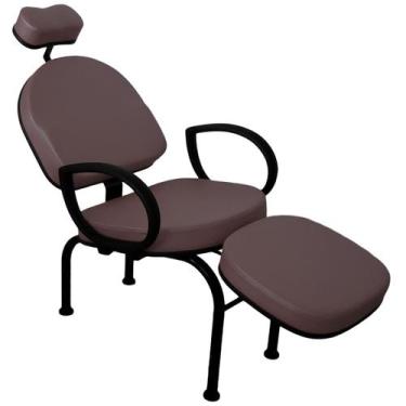 Imagem de Cadeira Conforty Maquiagem Cílios Sobrancelha unhas Café - For-ty