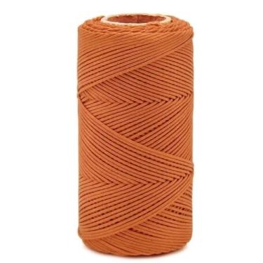 Imagem de Cordão Encerado Danitex 1mm Class 05 (3326 – laranja, 1mm)