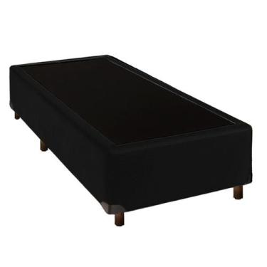Imagem de Cama Box Solteirão Preto Nature 96x203
