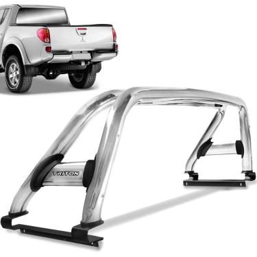 Imagem de Santo Antonio L200 Triton 2008 a 2018 Duplo Preto Sem Barra