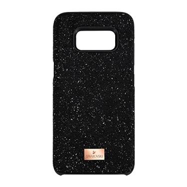 Imagem de SWAROVSKI Capa preta alta para smartphone Galaxy S8 com amortecedor