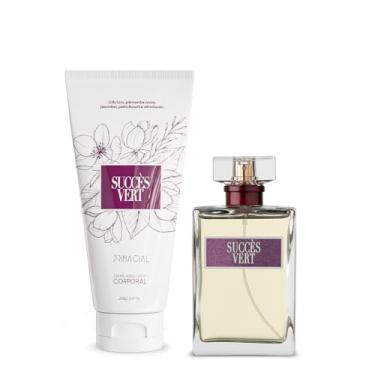 Imagem de Kit Succès Vert Creme Hidratante 200g Perfume 100ml by Primacial