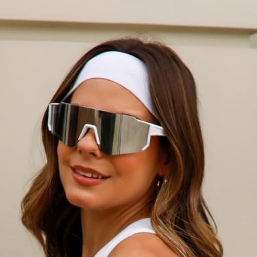 Imagem de Bandana Faixa Dupla de Tecido Leve c/Elasticidade Confort Essencial Unissex e Infantil 3079U (Branco, Único)