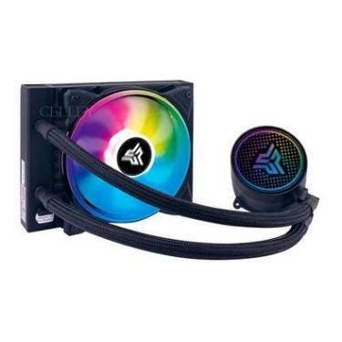 Imagem de Fan Water Cooler Knup Fenrir, Intel Amd, CPU, LED, RGB, 3 PINOS