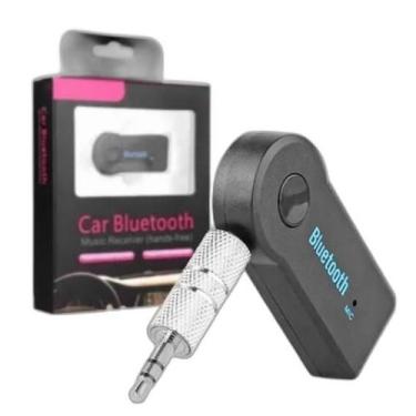 Imagem de Adaptador Bluetooth P2 Música Chamada Som Carro 3.5Mm Sem - Lojinha Do