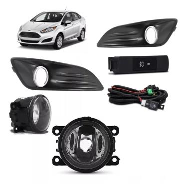 Imagem de Kit Farol Neblina Milha New Fiesta 2014 2015 2016