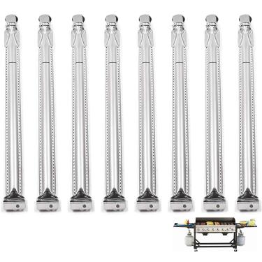 Imagem de DcYourHome Queimador de tubo reto de aço inoxidável de substituição para churrasqueiras Mark SAMS Club Uniflame Members (8 unidades)