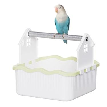 Imagem de Poleiro Para Calopsita | Ginásio de Brincadeira para Papagaios - Parque Interativo de Brincar Para Aves em Secretária Para Papagaios Periquitos Aratingas Agapornis