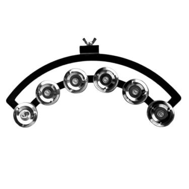 Imagem de simhoa Pandeiro de chimbal, sino de mão, chocalho, percussão, caixa, pandeiro para concerto, L