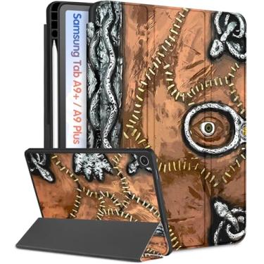 Imagem de Wazzasoft Capa para Samsung Galaxy Tab A9 Plus – Capa fólio Fofa para Mulheres Meninas Adolescentes Crianças Design Exclusivo Moda Bonito Suporte para Lápis Auto Sleep&Wake para Samsung A9+/A9 Plus