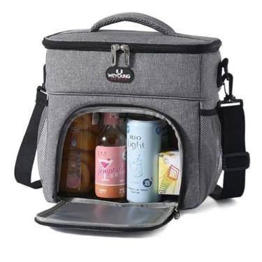 Imagem de Bolsa Térmica Marmita Transversal 13 L – Isolamento Duplo, À Prova de Vazamentos