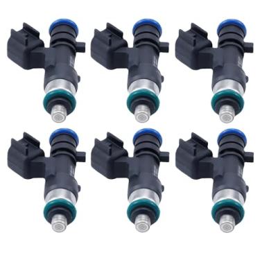 Imagem de 6 peças de válvulas injetoras de combustível compatíveis para CHRYSLER 300C 2.7L 3.5L 4.0L SEBRING PACIFICA compatível com DODGE CHARGER JOURNEY NITRO acessórios 04591986AA