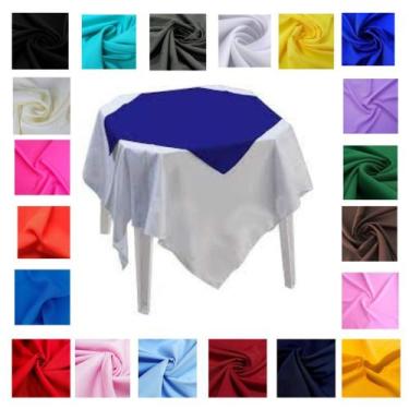 Imagem de Kit 5 Toalha Cobre Mancha 75x75 Mesa Posta Festas Restaurante Buff - E