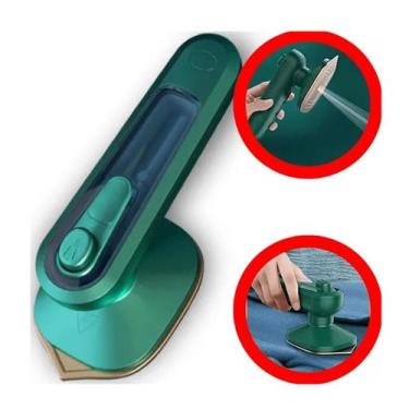 Imagem de Mini Ferro De Passar Roupa Cabe Na Mala Bolsa Viagem - Tatudeboa, 220V