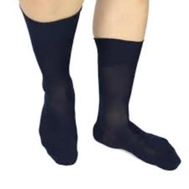 Imagem de Kit 3 pares meias Social Selene Masculina Poliamida 3030, Marinho