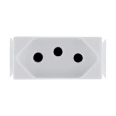 Imagem de Tomada Modulo Aria Tramontina 2P+T 10A Branco
