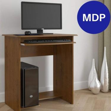 Imagem de Mesa de computador / Escrivaninha - Cor Marrom Prática
