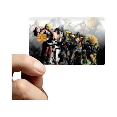 Imagem de Street Fighter Poker Adesivo Filme Fita À Prova D'água Para Cartão De 