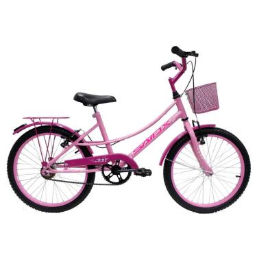 Imagem de Bicicleta Aro 20 Bike Infantil Feminina Retrô Saidx Belinha Rosa C-aces Pink