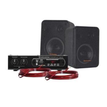 Imagem de Kit De Som Para Ambiente Hayonik Ambience 2000 V2 Preto