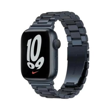 Imagem de Pulseira De Aço Inoxidável Para Apple Watch 45mm 49mm 41mm 40mm 44mm 4