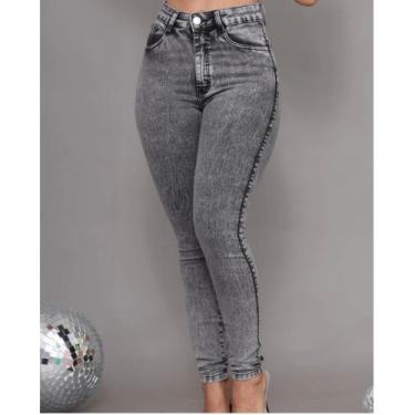 Imagem de Calça jeans feminina marmorizada - tamanho m - BLACK JEANS 