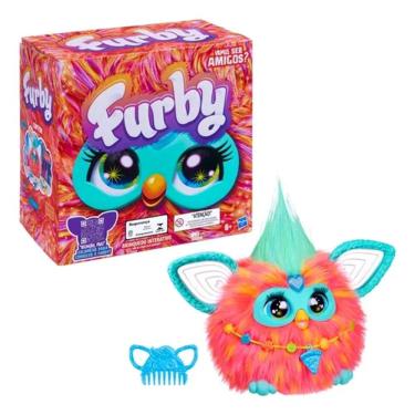 Imagem de Pelúcia interativa Furby Coral F6744 Hasbro