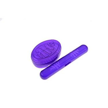 Imagem de Marilu Porta Escova/Saboneteira Folha Lilás