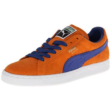 Imagem de Puma - Tênis masculino Suede Classic Plus, Russet Orange/Limoges, 9.5